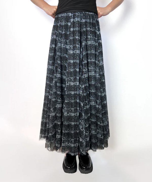 Long Grey Marl Swan Lake Tulle